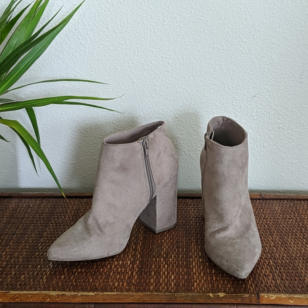 H&M Suede Ankle Boots